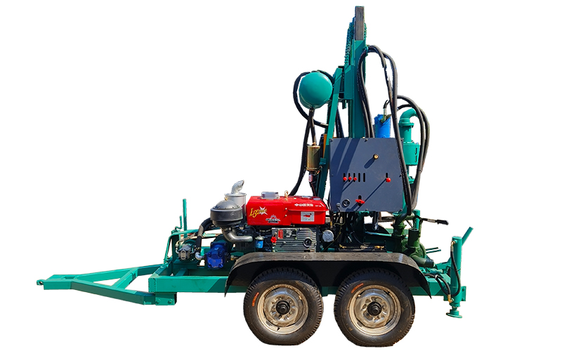 New Improved Version of AKL-150Y Plus Small Hydraulic Diesel Engine Water Well Drilling Rig