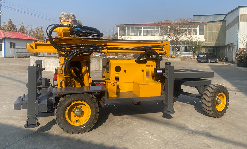 Wheeled Water Well Drilling Rig DW-300L_Drilling Rig Manufacturer